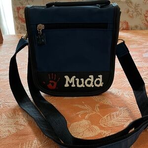 Mudd Navy and Black Men's Messenger Bag